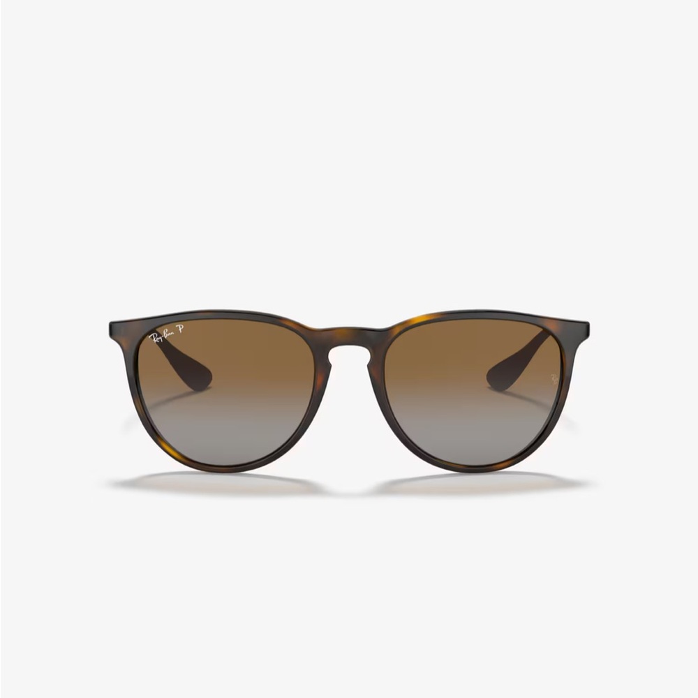 Ray-Ban Erica Polarized Lens in Light Havana Sunglasses with case & cloth